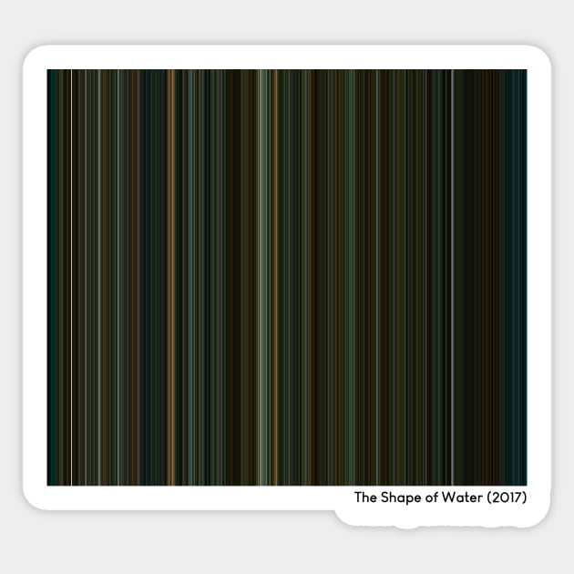 The Shape of Water (2017) - Every Frame of the Movie Sticker by ColorofCinema
